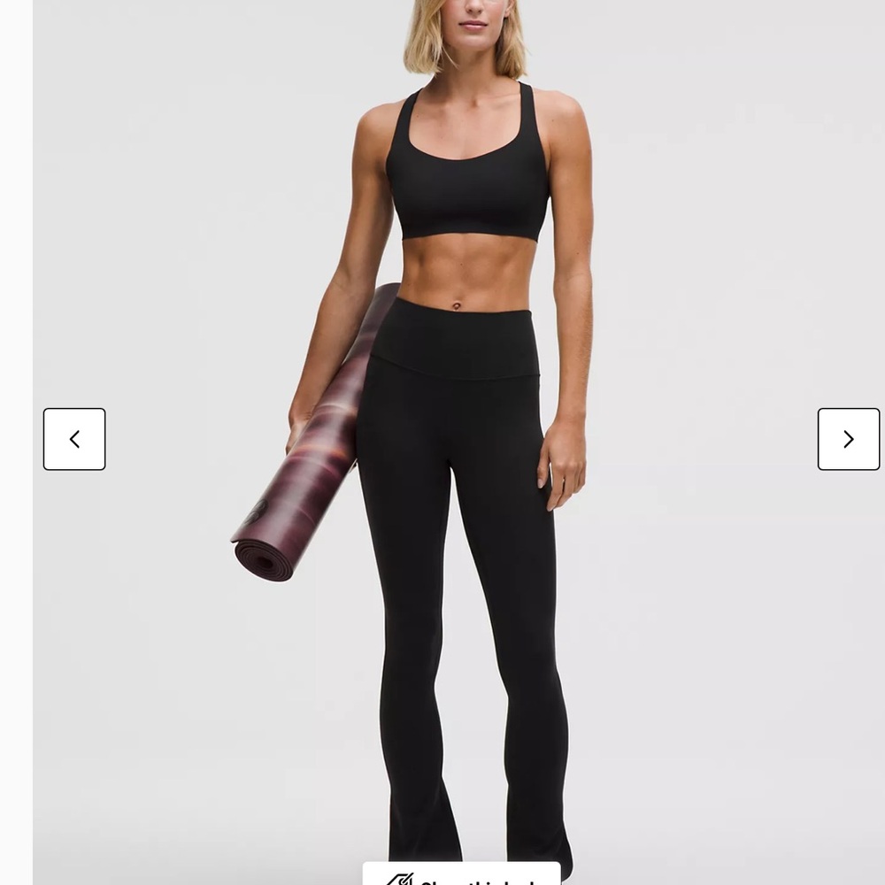 Lululemon Athletica Black Boot Cut Flare Pants